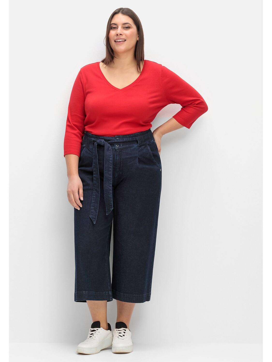 

Джинсы sheego, цвет dark blue Denim