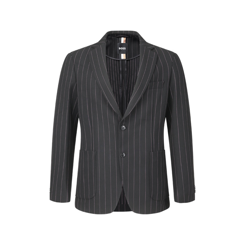 

HUGO BOSS Мужской черный пиджак для делового костюма, Black