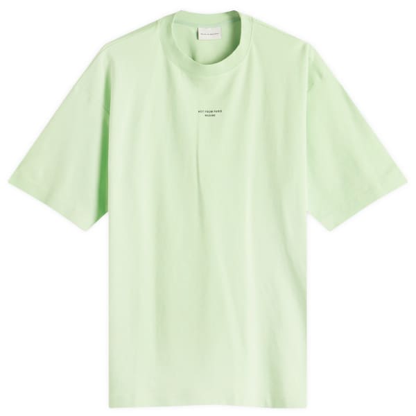 

Футболка с надписью «Мадам не из Парижа» Drôle De Monsieur, зеленый