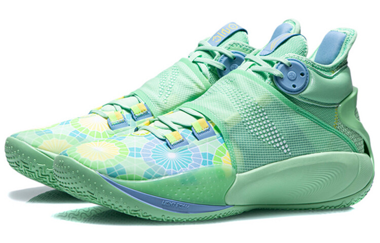 Мужские кроссовки Sonic IX CJ McCollum Premium - мятно-зеленый Lining — фото 3