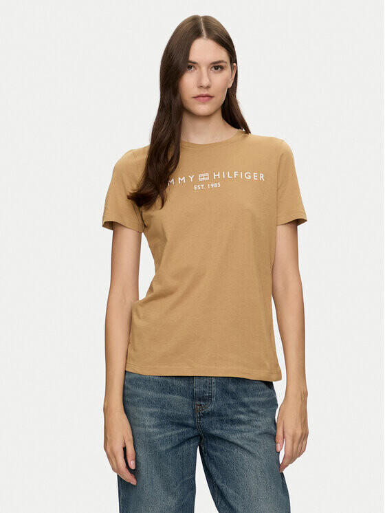 

Футболка стандартного кроя Tommy Hilfiger, бежевый