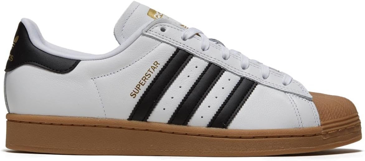 

Мужские кроссовки adidas Superstar Adv с шнуровкой, повседневные - белые