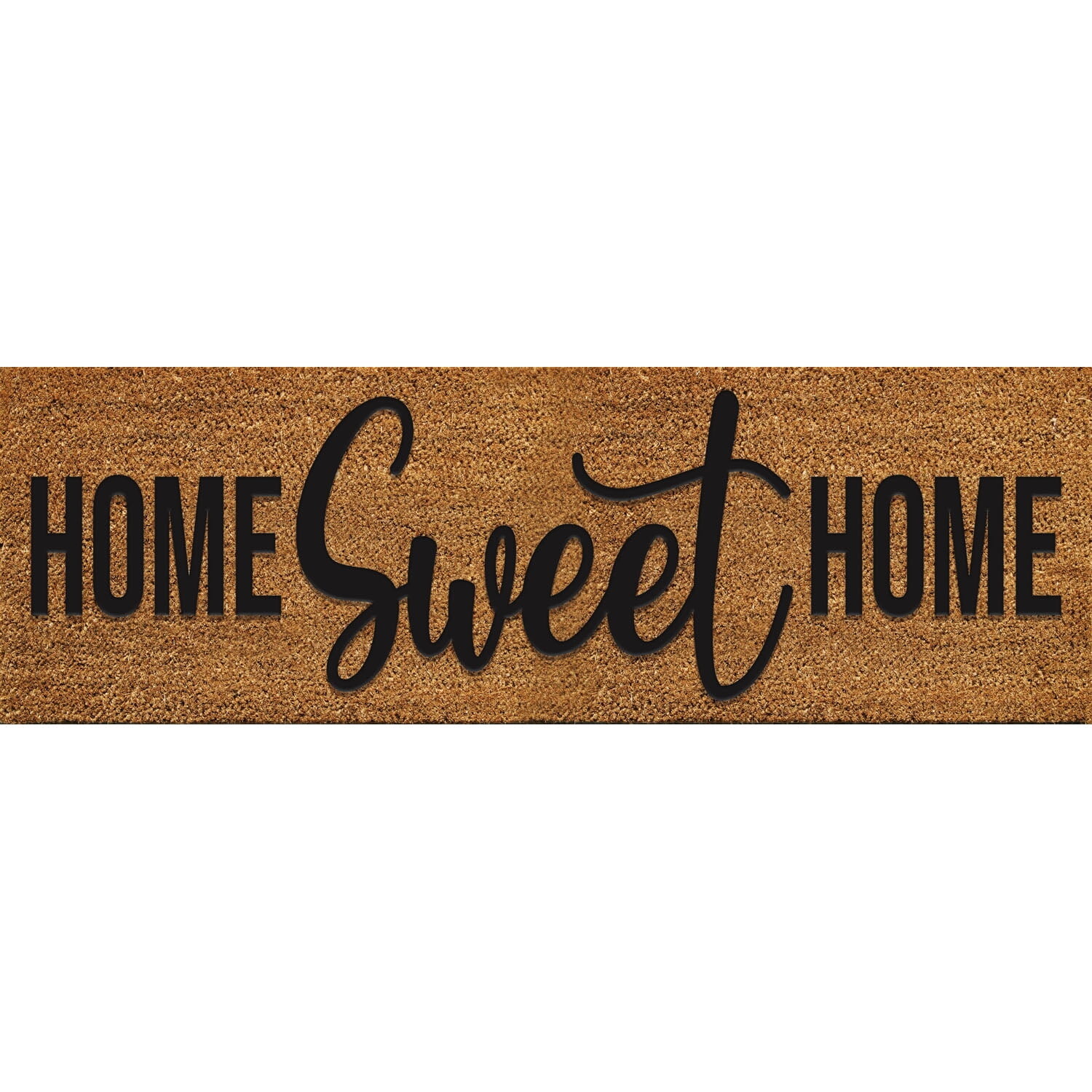 

Коврик из кокосового волокна Evergreen Рome Sweet Рome Kensington, черный
