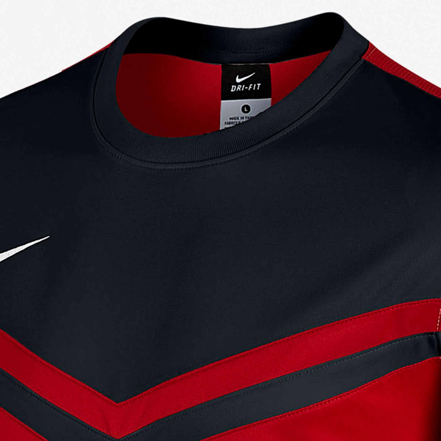 Nike Футболка Dri Fit мужская черная красная — фото 3