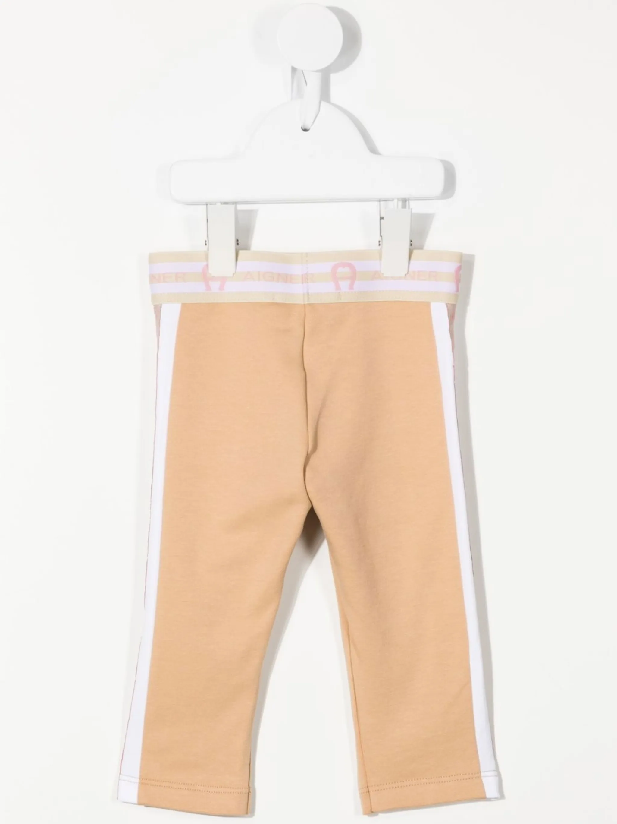 Легинсы с логотипом Aigner Kids, коричневый — фото 2