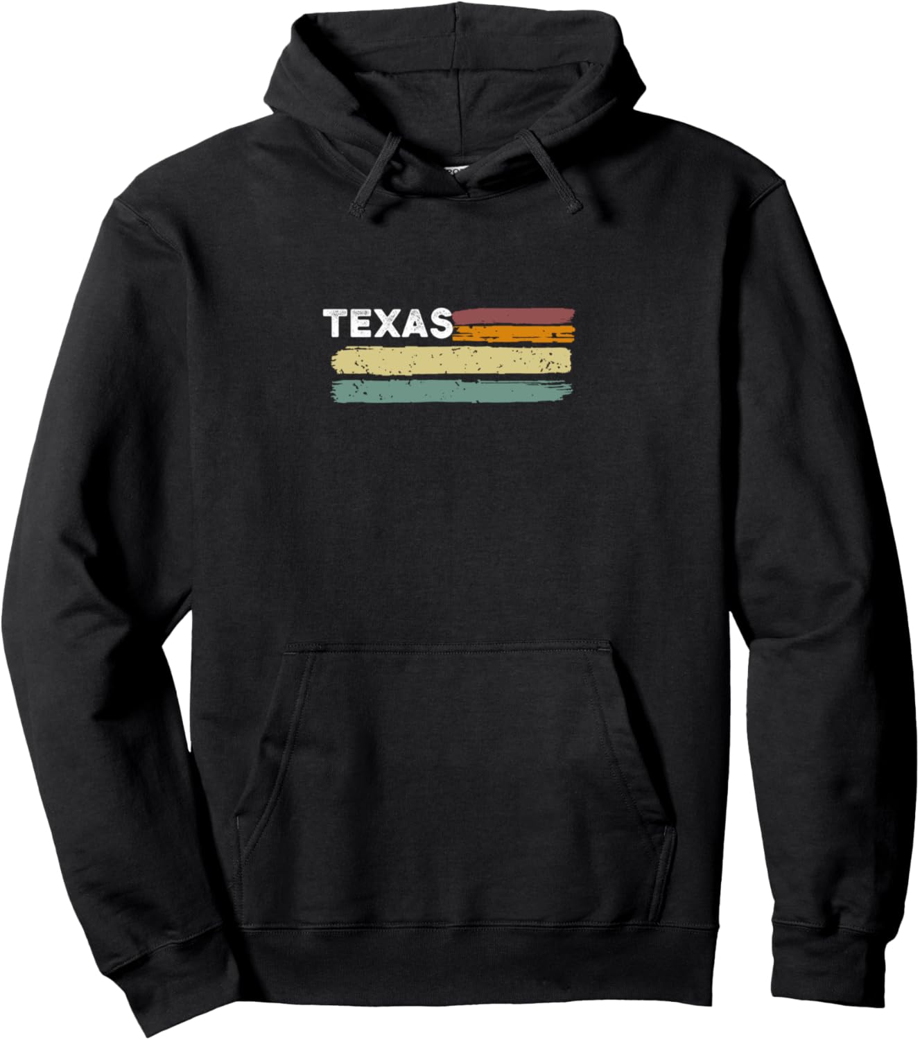 

Сувенирная толстовка с надписью «Техас-американец» State Of Usa & Texas Roots Gifts, черный