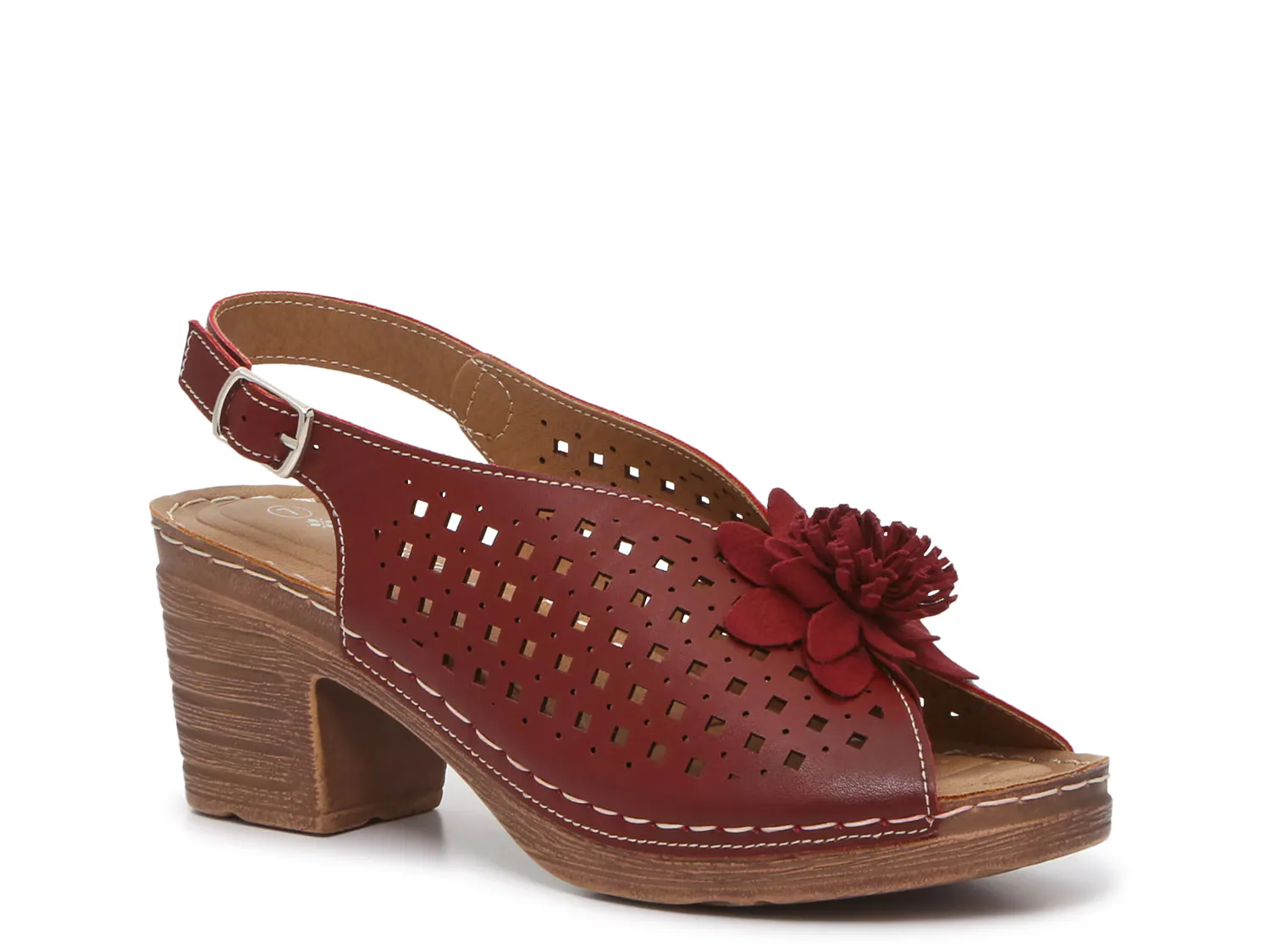 

Сандалии Ollevo Sandal Patrizia By Spring Step, цвет burgundy