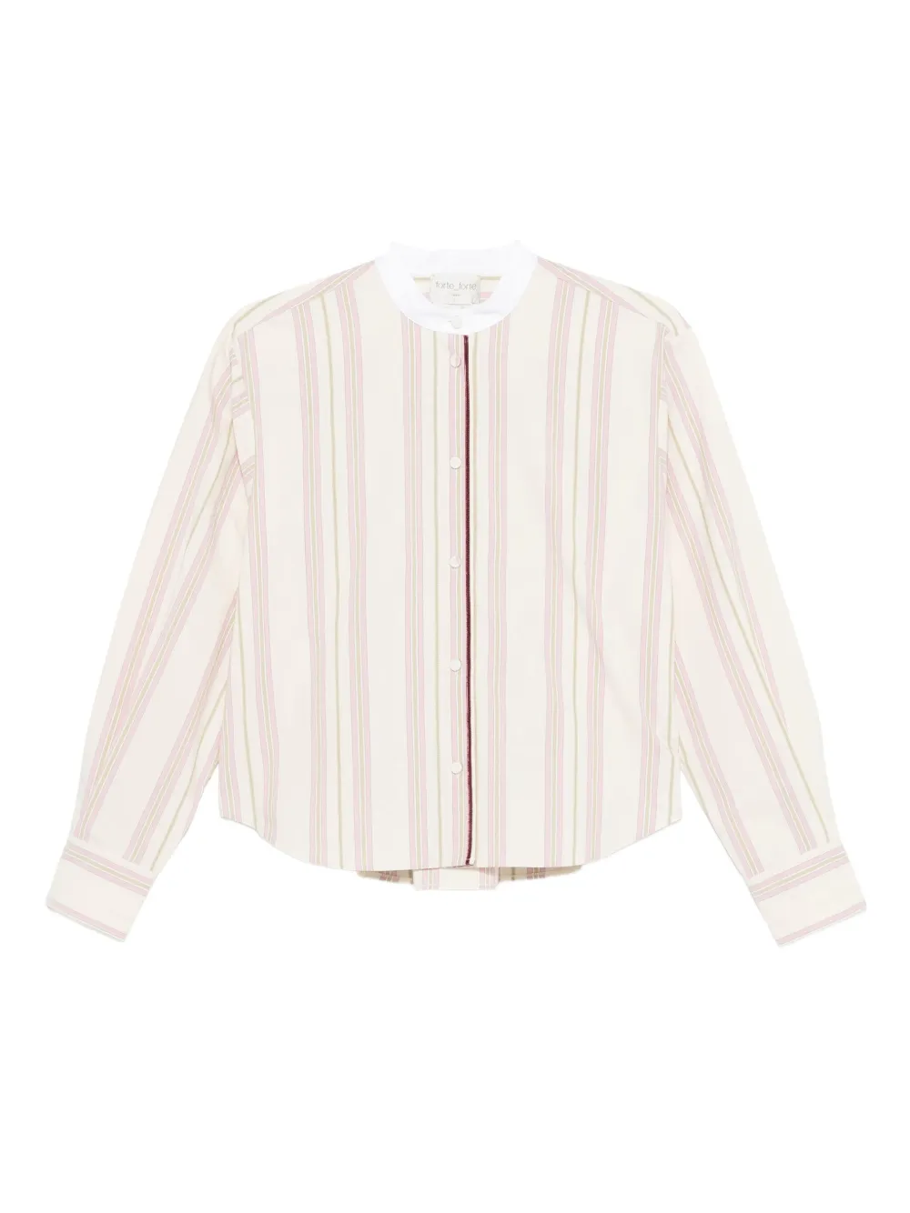

Рубашка в полоску Forte Forte, розовый