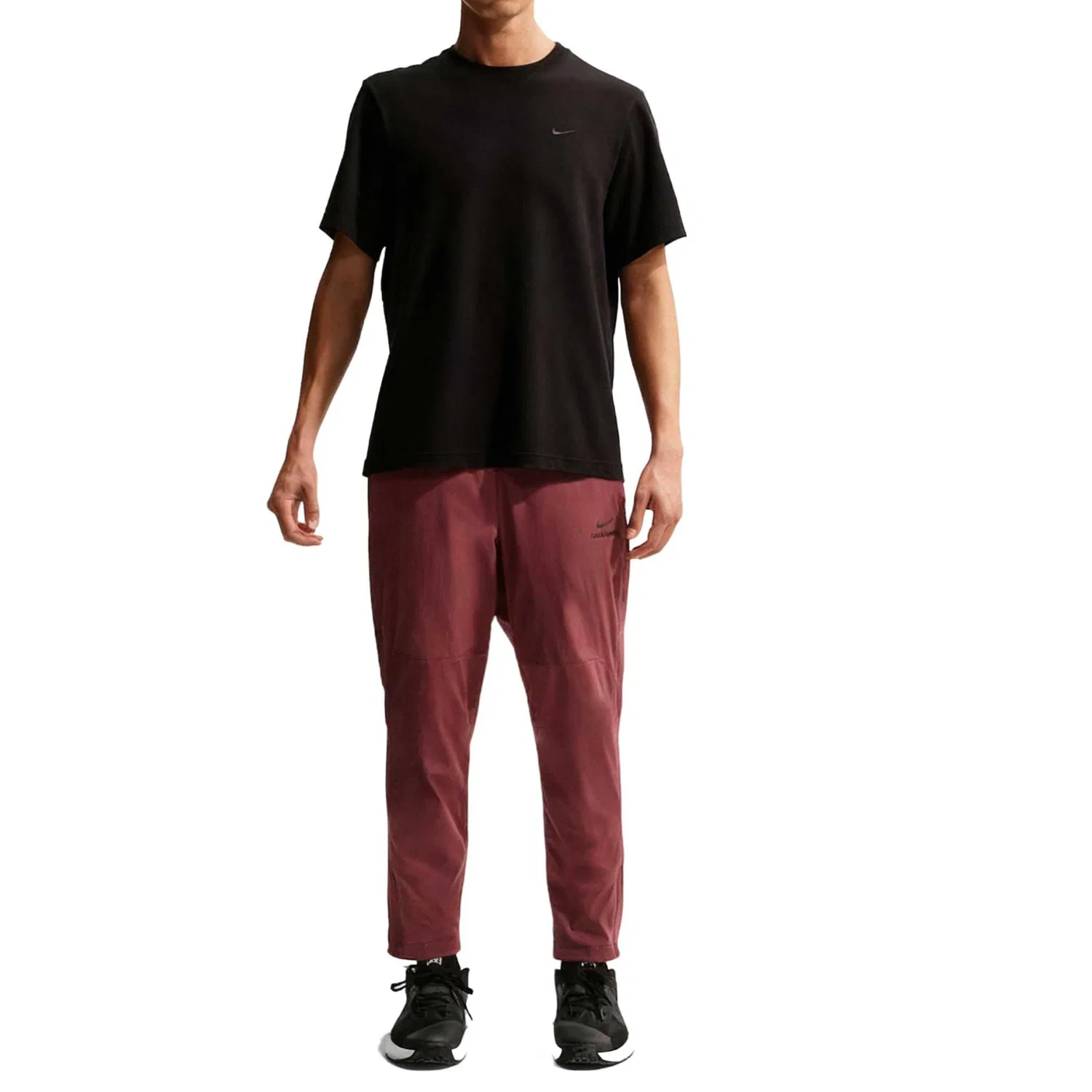 Спортивные штаны Nike Pro Dark Team Red/Black — фото 3