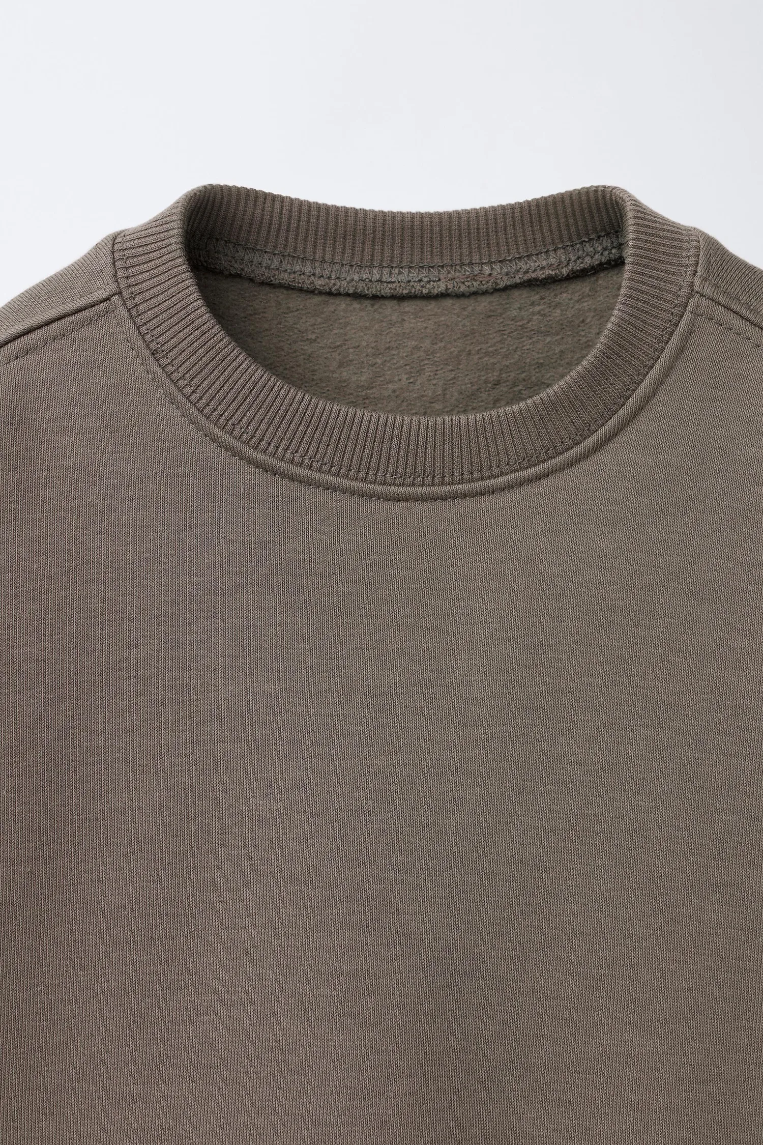 Комплект из спортивной толстовки и спортивных брюк от basic label Zara, коричневый — фото 3
