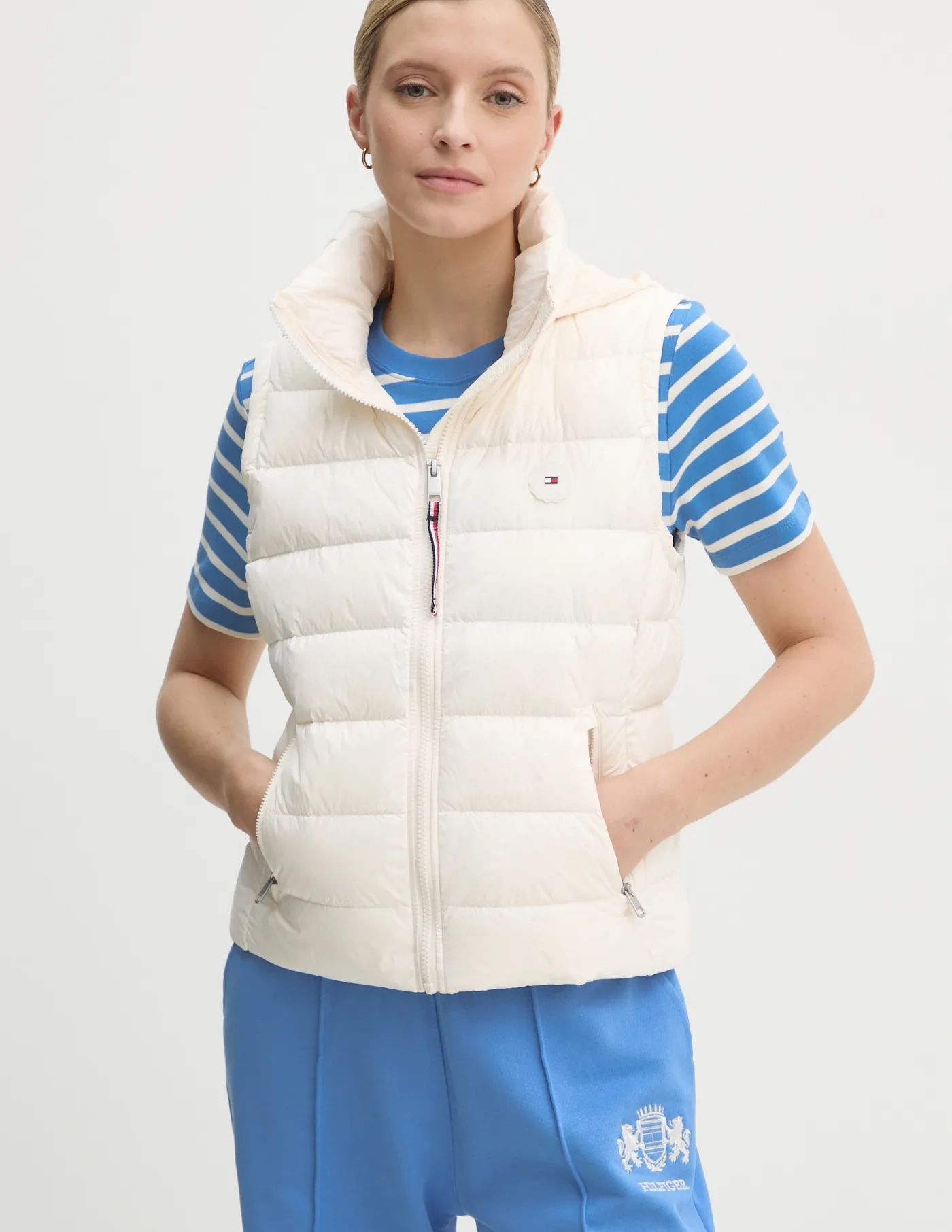 

Утепленный жилет Tommy Hilfiger, бежевый