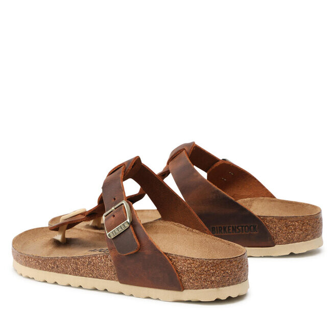 Сандалии Birkenstock Gizeh Braided 1021336 Cognac, коричневый — фото 3