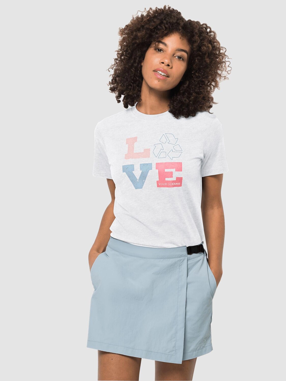 

Футболка Jack Wolfskin OCEAN LOVE T W, белый