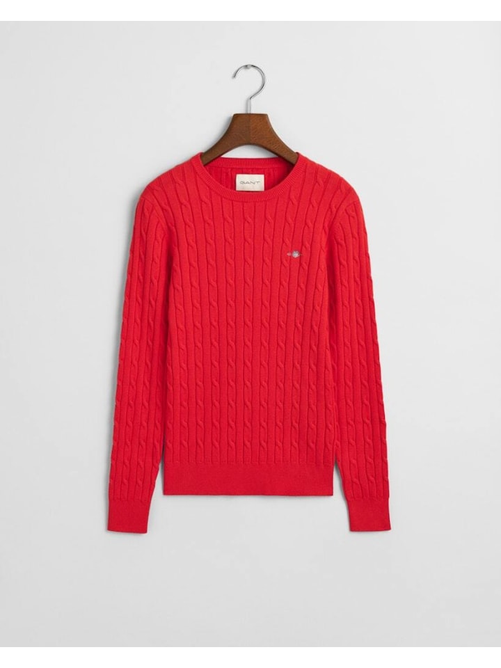 

Пуловер Gant Pullover, цвет bright red