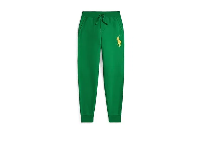 Флисовые джоггеры Big Pony Polo Ralph Lauren Kids, Cruise Green