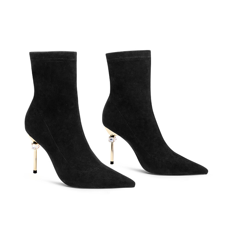 Ботильоны женские Jooc, цвет Sexy Black [Heel height 9.5CM] — фото 4