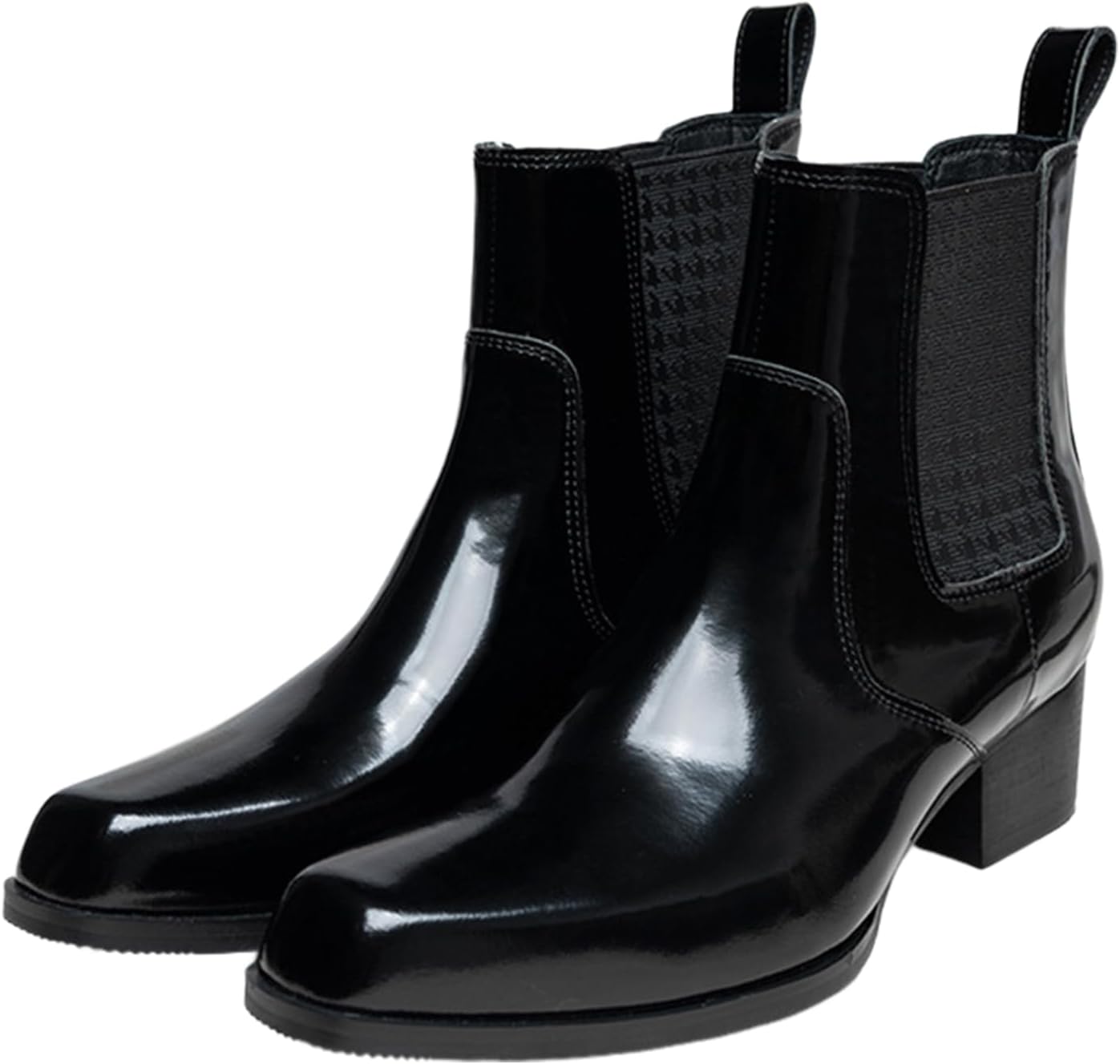 

Мужские ботинки Челси из натуральной кожи, квадратный носок, массивный каблук, деловые, модные зимние теплые слипоны с двумя эластичными вставками, удобные ботильоны на высоком каблуке для работы и официальных свадебных мероприятий Nxnbhsl, Skin