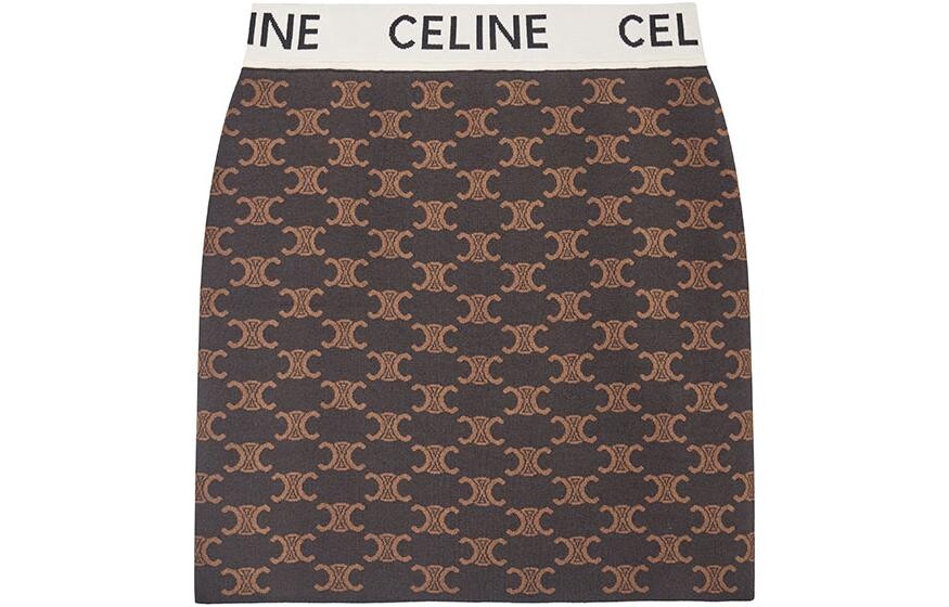 

Юбка женская Celine, коричневый