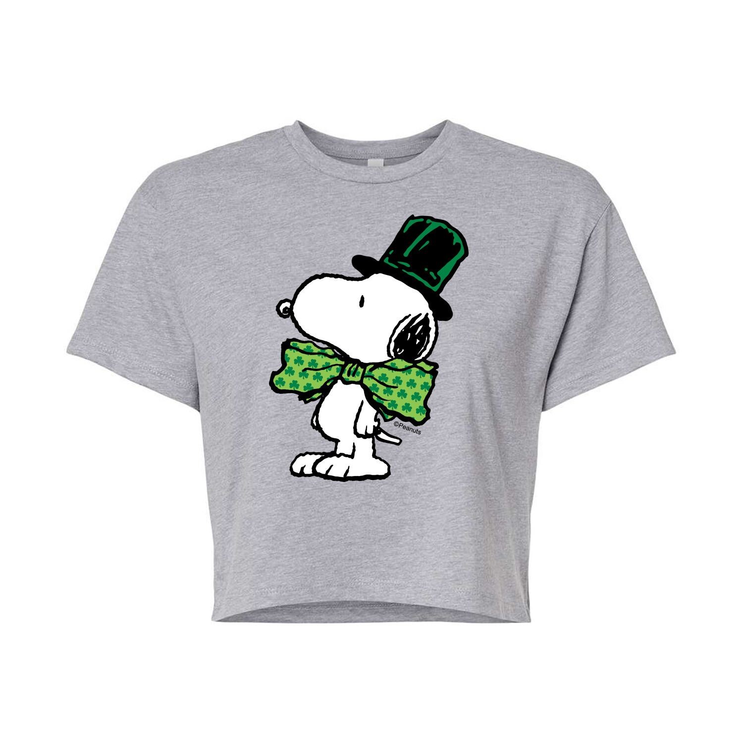 

Укороченная футболка Juniors' Peanuts ко Дню Святого Патрика Licensed Character