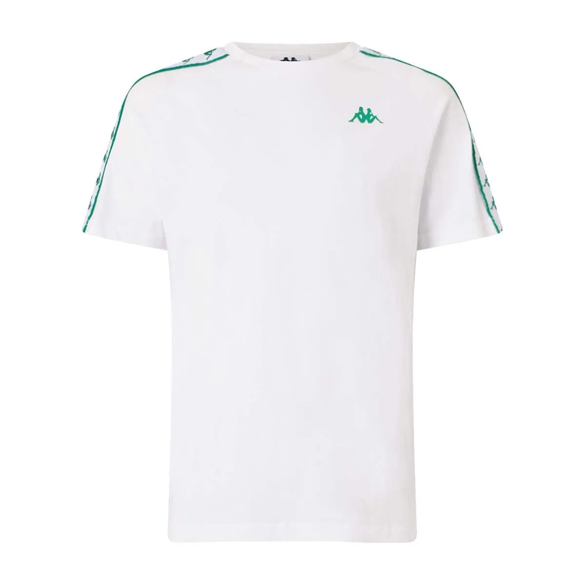 

Футболка мужская Coen Slim 222 Banda Tee Kappa, белый/зеленый