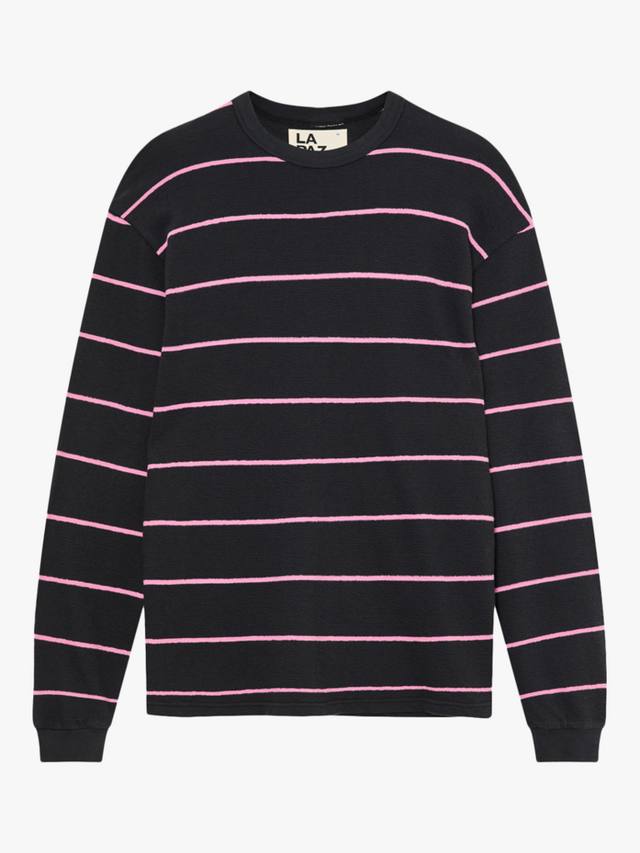 

Футболка Feijo с длинными рукавами из хлопка в полоску La Paz