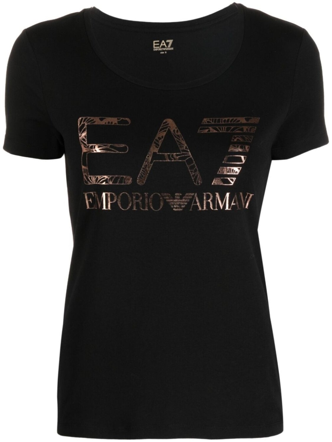 

Футболка с логотипом Ea7 Emporio Armani, черный