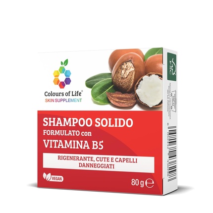 

Твердый шампунь Skin Supplement с витамином B5 80 г Colours Of Life