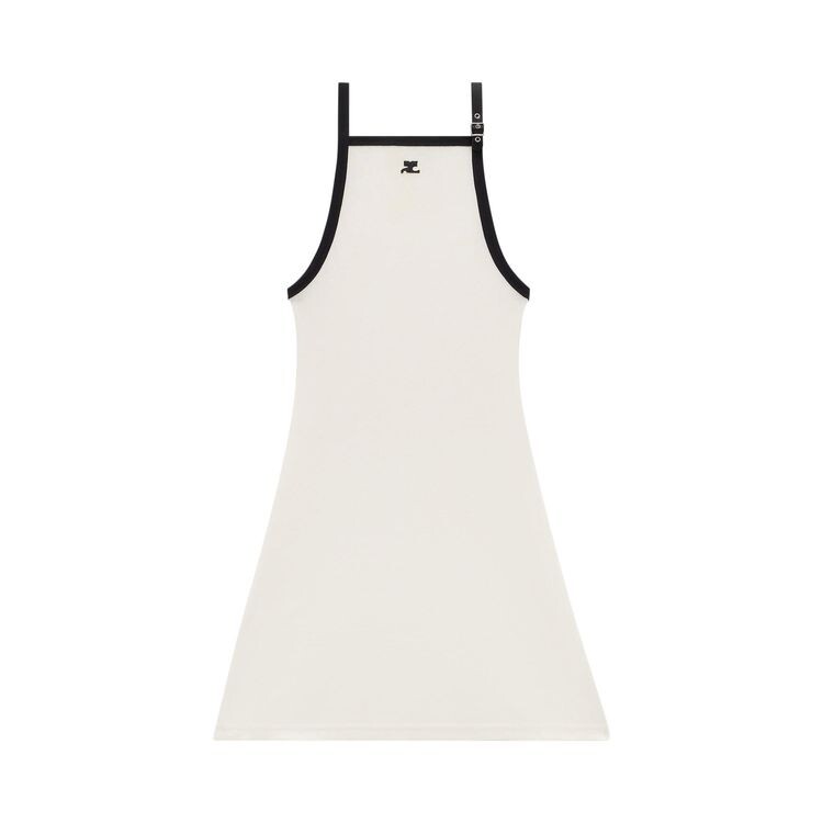 

Платье Courrèges Buckle Contrast Dress White/Black, белый