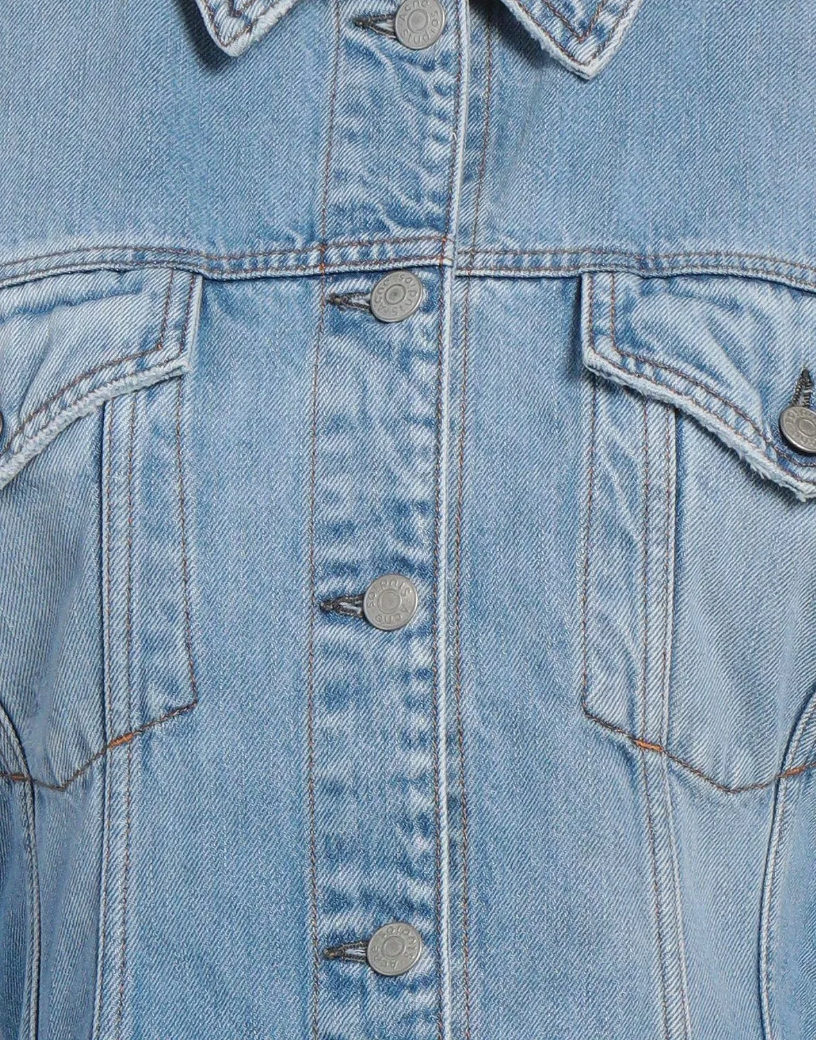 Джинсовая куртка ACNE STUDIOS синяя — фото 4