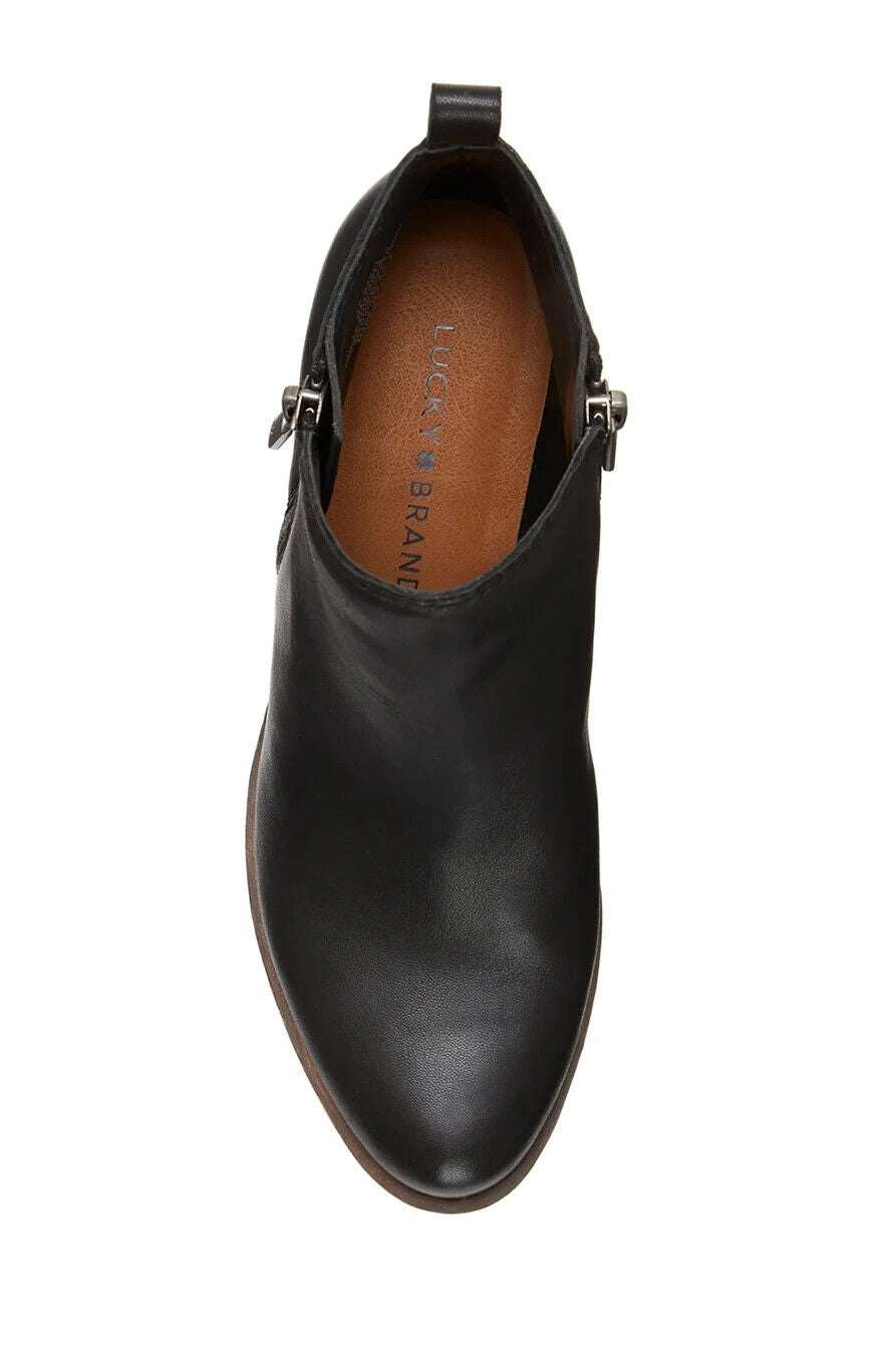 Lucky Brand Basel LK-BASEL-002 Ботинки Женские US 9.5 Черные Кожаные Ботильоны KHD1428 — фото 3