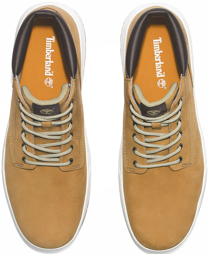 Мужские ботинки Timberland MAPLE GROVE кожаные на шнуровке, горчичный — фото 4