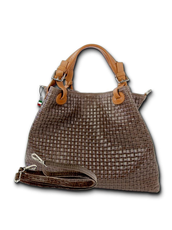 

Кожаная сумка через плечо Florence, темно-коричневая, около 31 см Florence