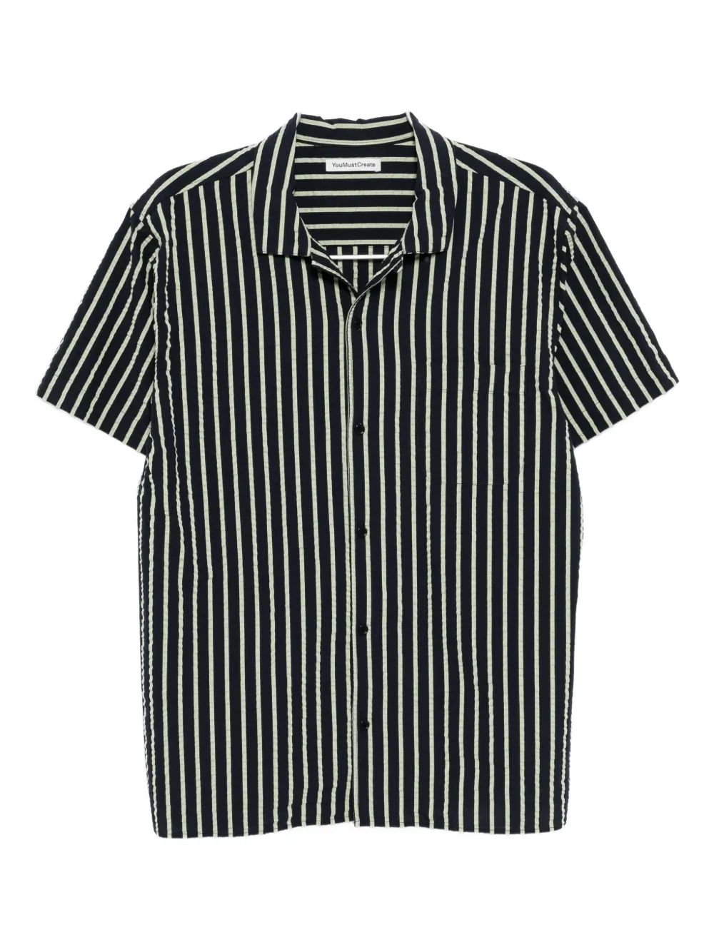 

Рубашка Malick в полоску YMC, синий