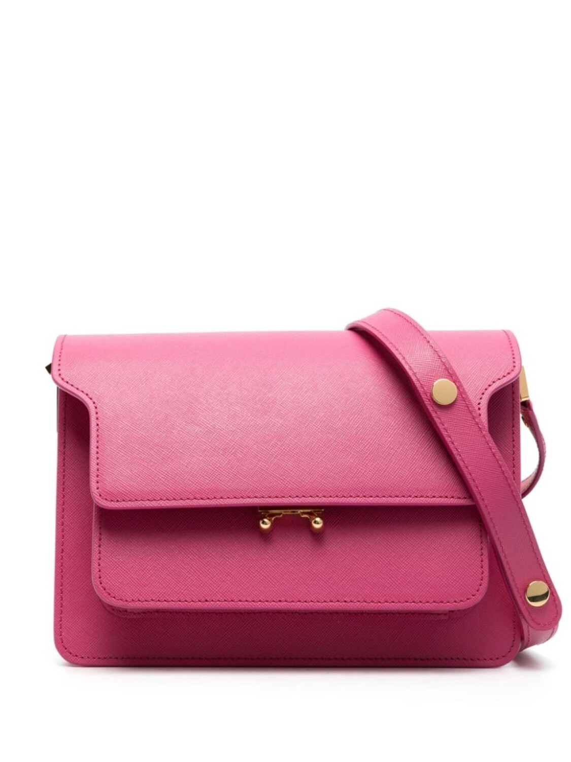 

Marni сумка через плечо Trunk, розовый