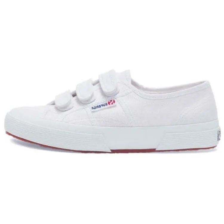 

Кроссовки SUPERGA Skateboarding Shoes Women's Low-top White, белый