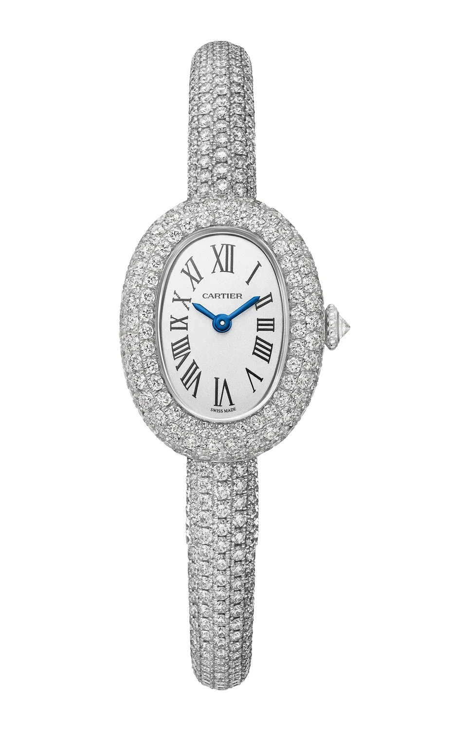 Baignoire модель мини, белое золото, бриллианты, кварц - HPI01822 CARTIER, золотой