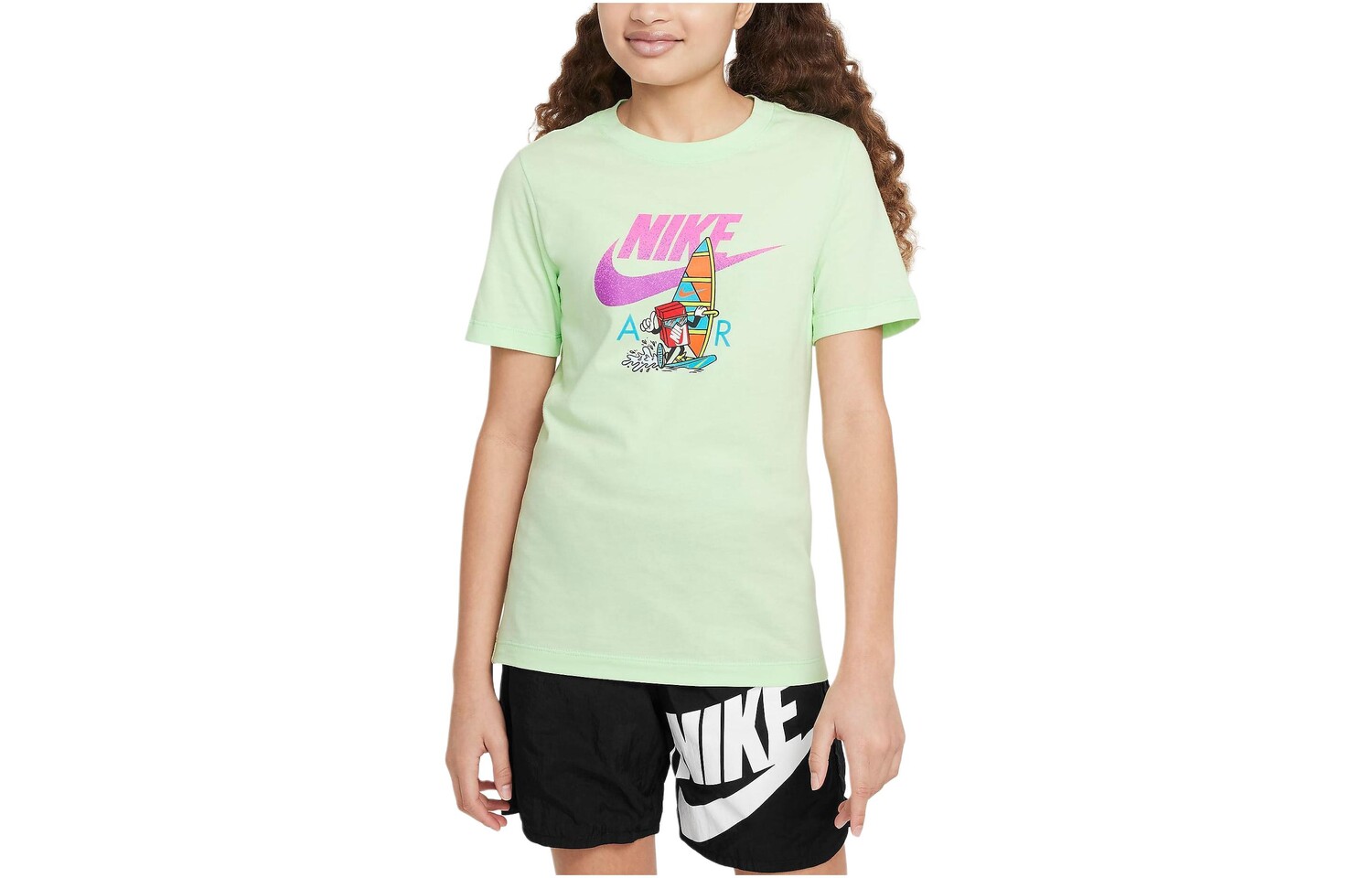 

Детская футболка Nike, зеленый