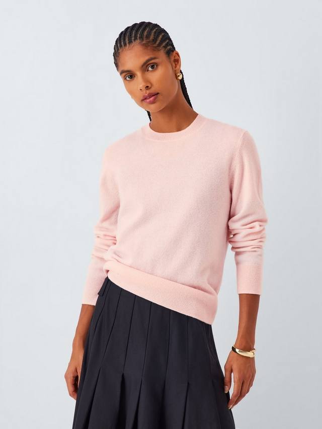

Водолазка из кашемира Crew Neck John Lewis, Pink