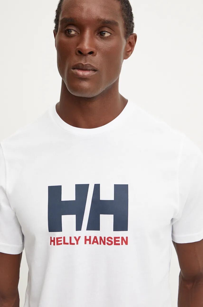 

Хлопковая футболка Helly Hansen HH LOGO, белый