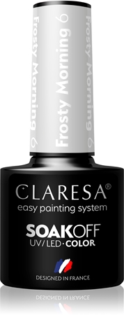 

Гибридный лак для ногтей Claresa SoakOff UV/LED Color Frosty Morning, 6 5 g