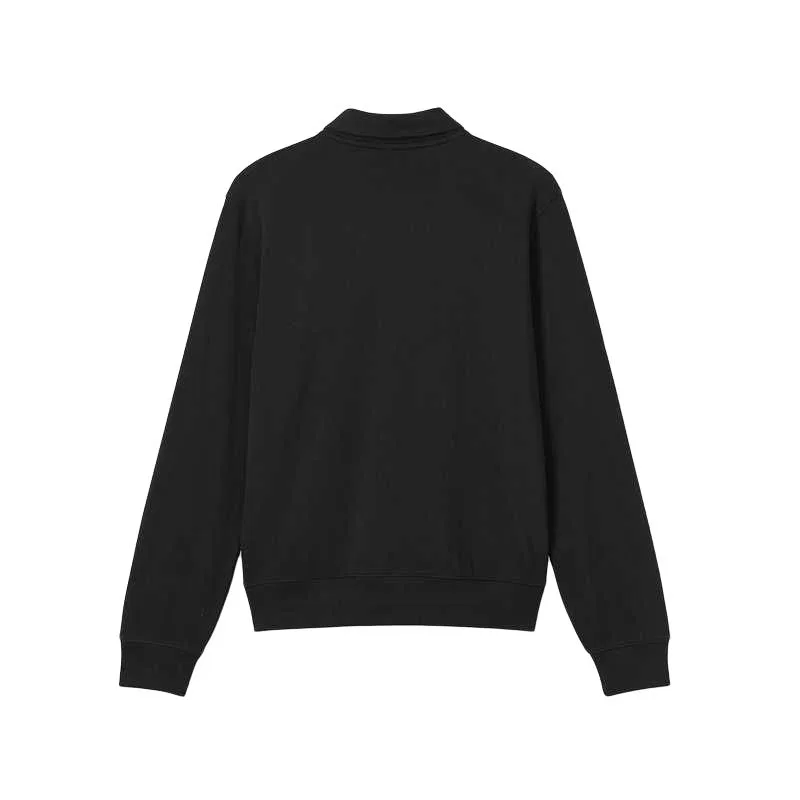 Свитшот мужской с отложным воротником LACOSTE, 031/Black — фото 3
