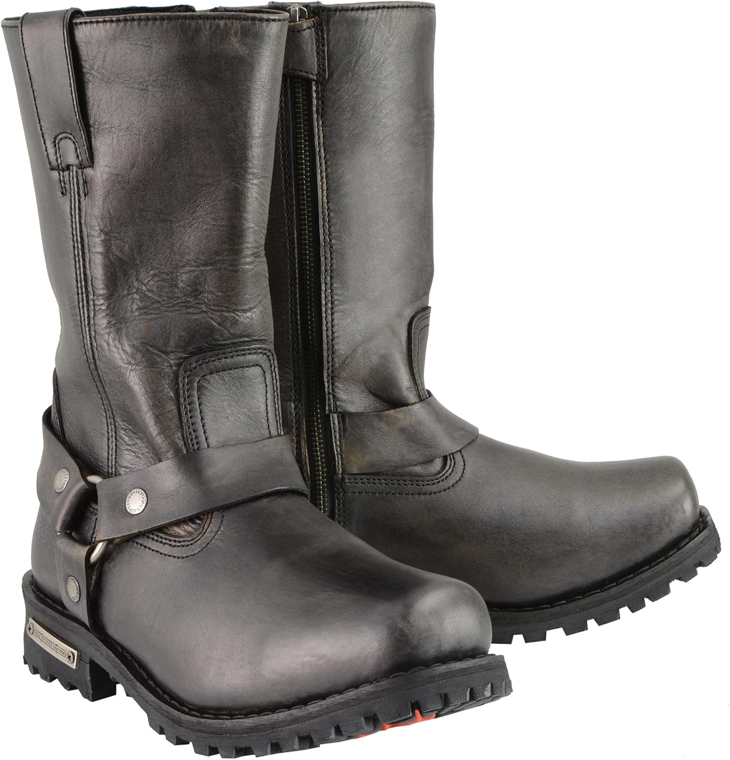 

Мужские водонепроницаемые ботинки Milwaukee Leather с 11-дюймовым голенищем, квадратным носком и широкой колодкой, коричневый