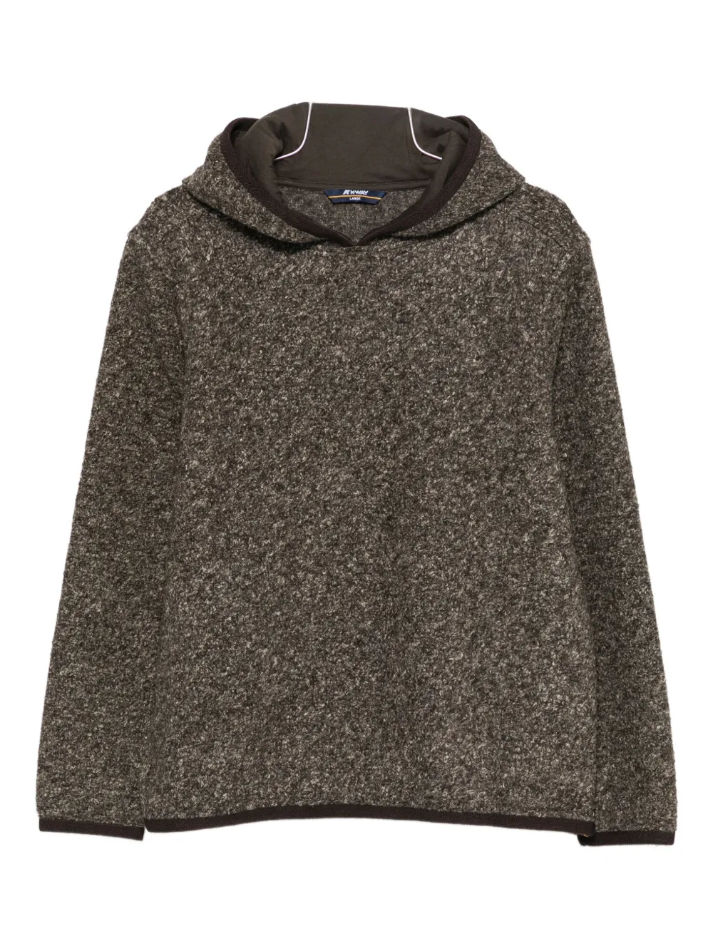 

Худи с отделкой K-Way, зеленый