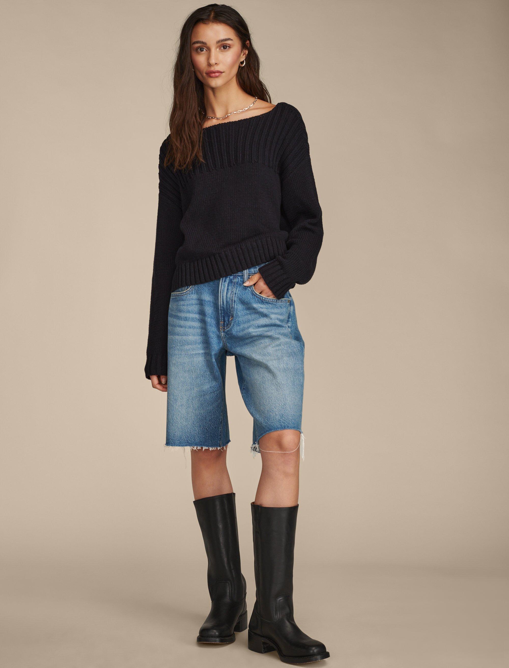 

Женские свободные шорты-бермуды Lucky Brand, цвет medium blue