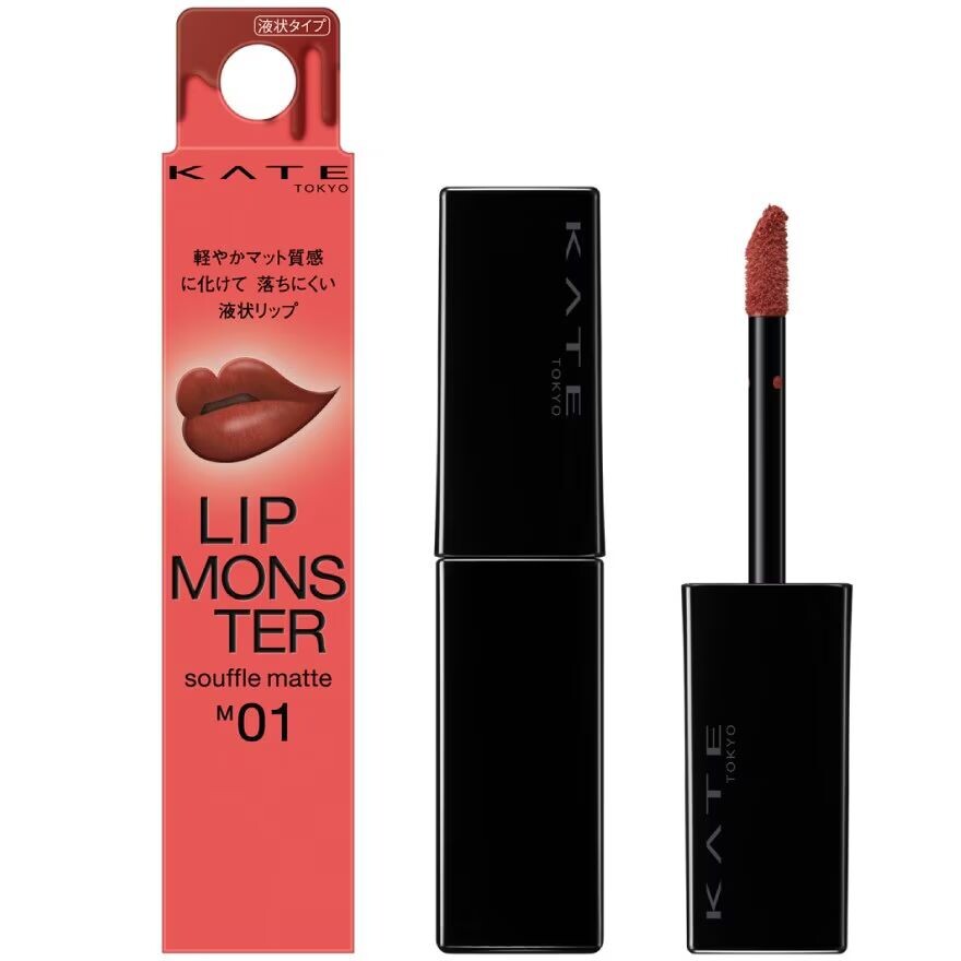 

Kate Lip Monster Суфле Матовый 7г. M01 Темная сторона Багрового цвета, M-Dark Side of Crimson