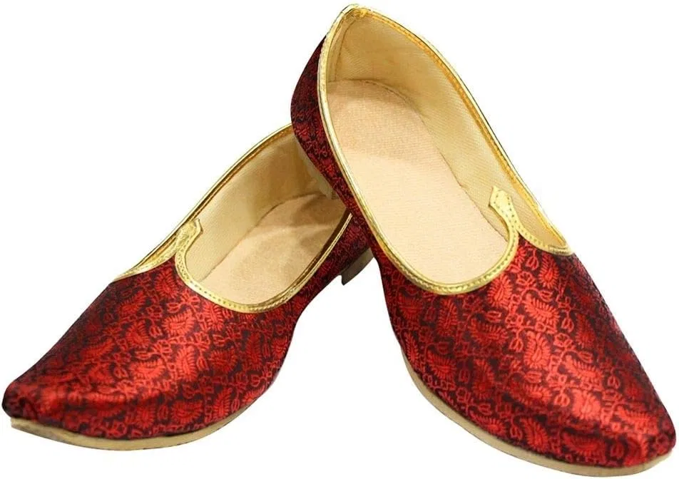 Лоферы Ethnic Jutti, Mehroon Step n Style — фото 3