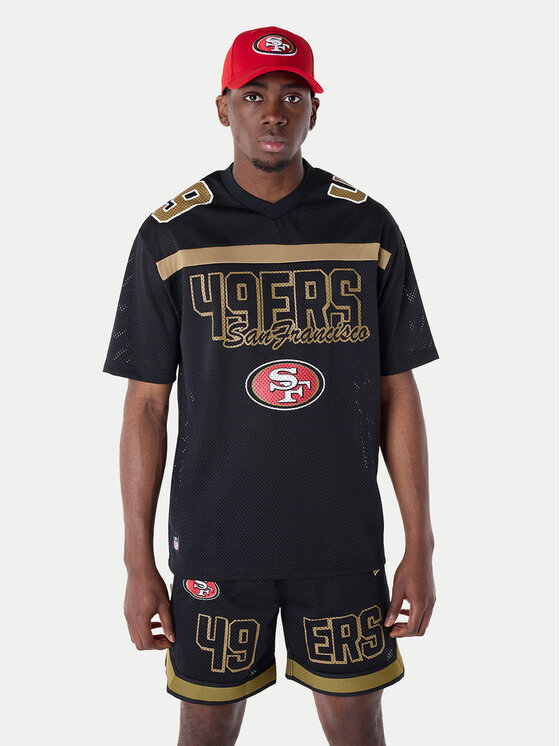 

Футболка обычного кроя Saf49E Mesh Graphic Jersey 60596390 New Era, черный