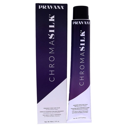 

Крем-краска для волос ChromaSilk 4N, коричневый, унисекс, 3 унции Pravana