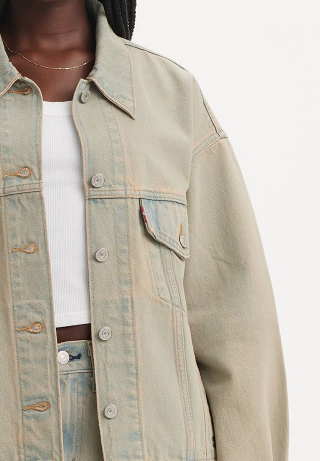 

Джинсовая куртка 90S TRUCKER Levi's, светло-голубой деним