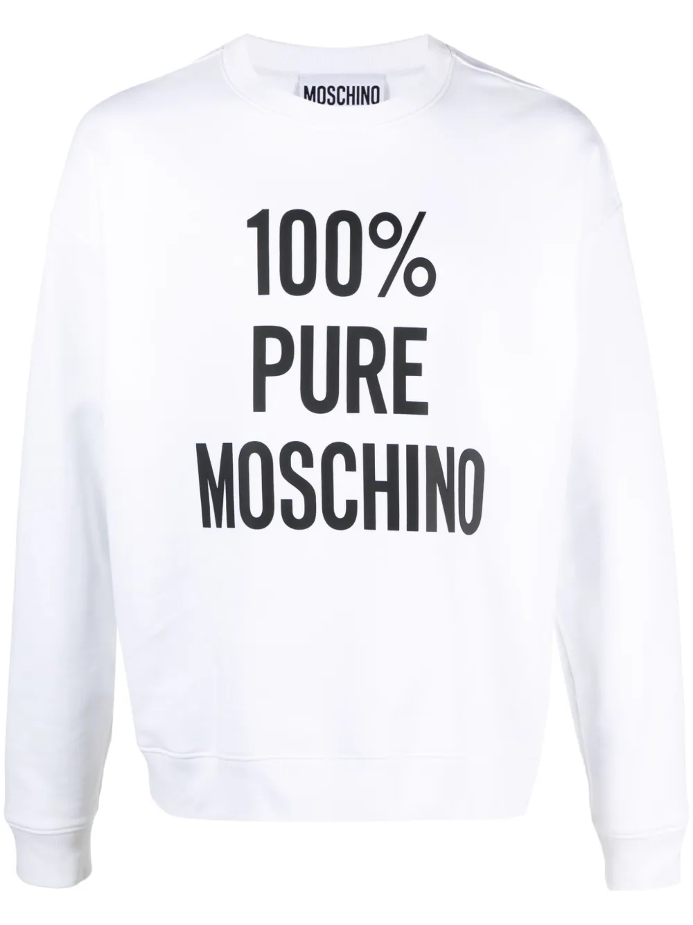 

Толстовка с логотипом Moschino, белый